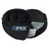Calleras fitness en neoprene ULTRAGRIP con refuerzos goma. XL Negro