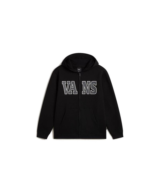 Chaqueta Vans Varcity Zip Negro Niño