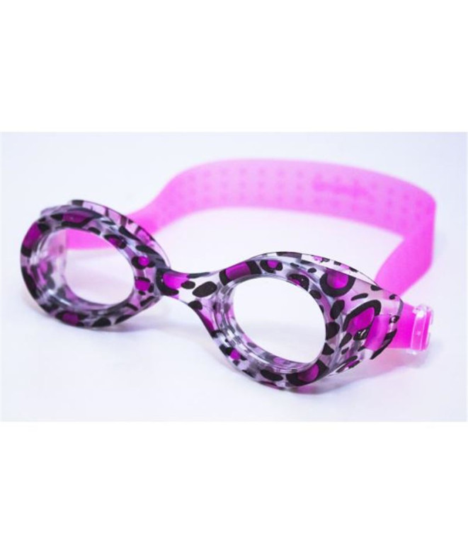 Gafas de Natación Mosconi Baby Print Rosa Neon