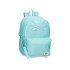 Mochila Escolar Reebok Ann Dos Compartimentos 44 Cm Turquesa