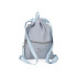 Mochila Saco Reebok Anabel con Bolsillo Frontal Azul Claro