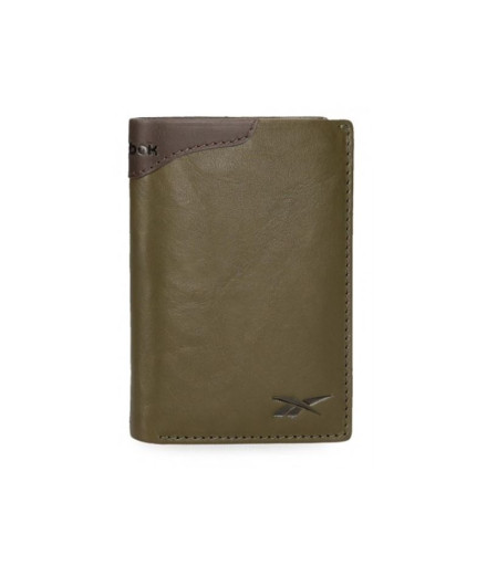 Cartera Reebok Club Vertical Con Monedero Verde Verde