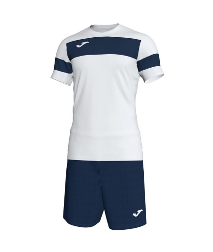 Conjunto de Fútbol Joma Academy II Niño Marino Blanco