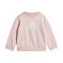 Conjunto Adidas Badge Of Sport Logo Jogger Infantil Rosa