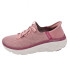 Zapatillas Skechers D'lux Walker 2.0 Dark Mauve Knit/Tri Mujer