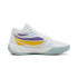 Zapatillas de Baloncesto Puma Court Pro Blanco-Amarillo Sizzle-Team Violet