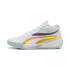 Zapatillas de Baloncesto Puma Court Pro Blanco-Amarillo Sizzle-Team Violet