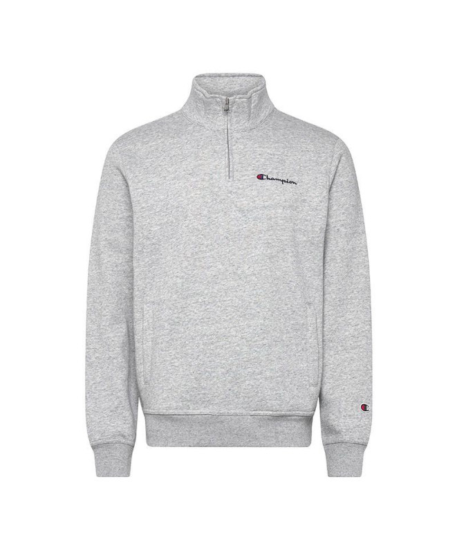Sudadera Champion Half Zip Sweatshirt Hombre Gris