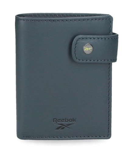 Cartera Reebok Switch Vertical Azul Con Cierre De Click Azul