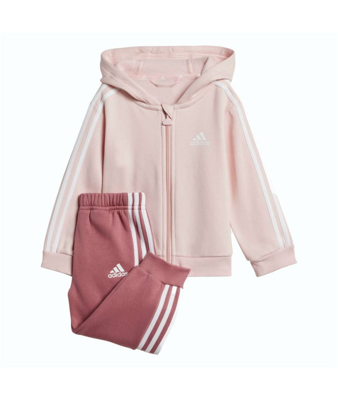 Chándal Adidas Essentials 3 Bandas  Infantil Rosa