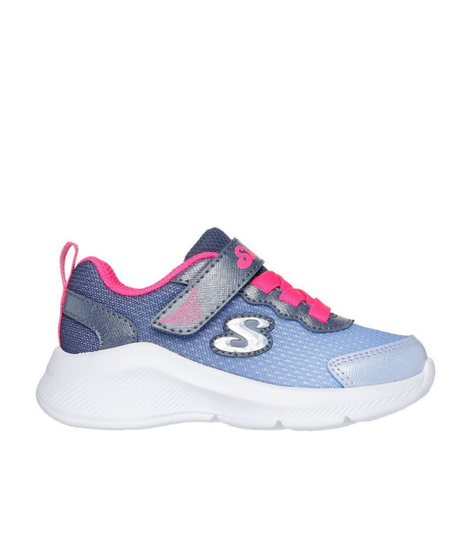 Zapatillas Skechers Sole Swifters Azul/Rosa Niña