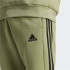 Pantalón adidas Essentials Fleece Tapered Cuff 3-Stripes Hombre Verde