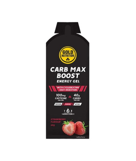 Gel Energético Gold Nutrition Carb Max- 60 G Strawberry