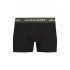 Calzoncillos Jack&Jones Jacaron Solid Trunks Hombre Black Pack
