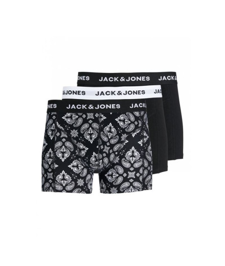 Calzoncillos Jack&Jones Jacparis Trunks Hombre Black Pack
