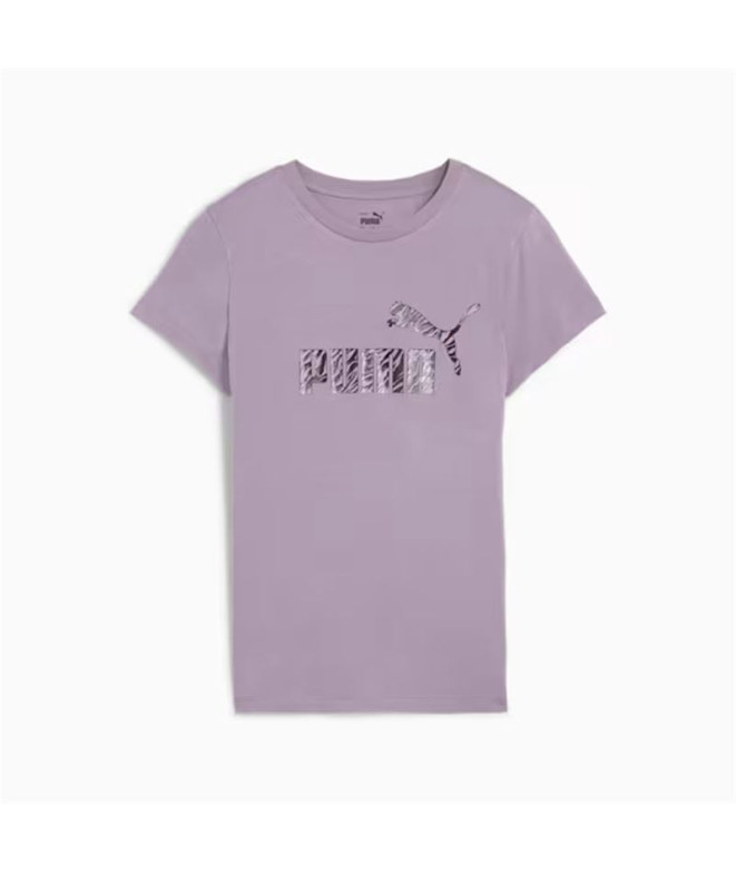 Camiseta Puma Essentials+ Animal Mujer Ciruela...