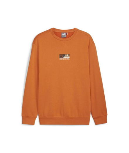 Sudadera Puma Better Sportswear Crew Hombre Naranja
