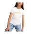 Camiseta Puma Essentials+ Script Metallic G Niña Blanco/Dorado