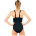 Bañador de Natación Aquarapida Costume Intero Negro Mujer