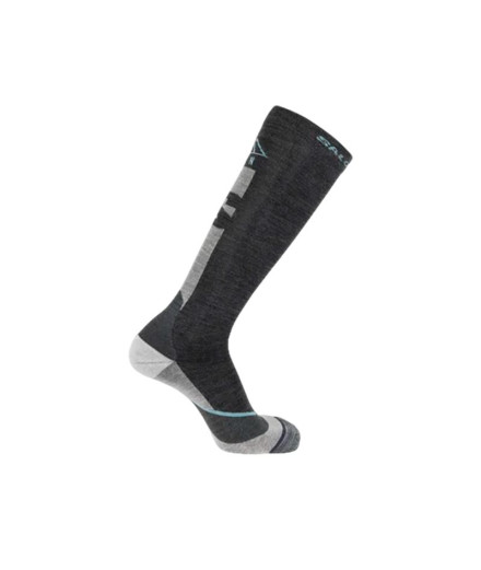Calcetines de Esquí y Snow Salomon Mtn Gris