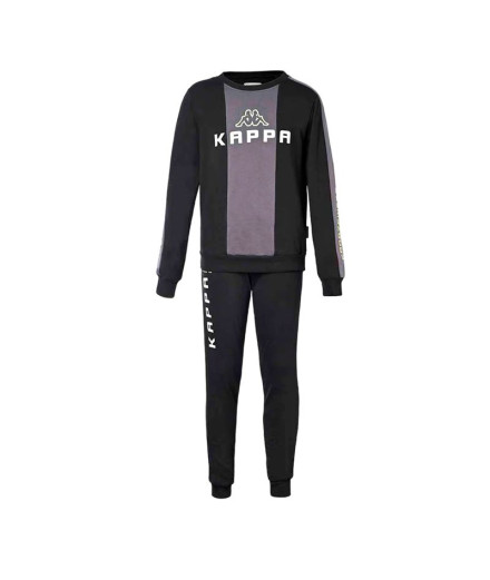 Chándal Kappa 8031T0056 T -Tracksuit Boy Niño Negro