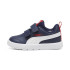Zapatillas  Puma Courtflex V3 V Infantil Navy Blanco Rojo