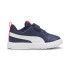 Zapatillas  Puma Courtflex V3 V Infantil Navy Blanco Rojo