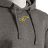 Sudadera Joma Con Capucha University Hombre Gris Melange