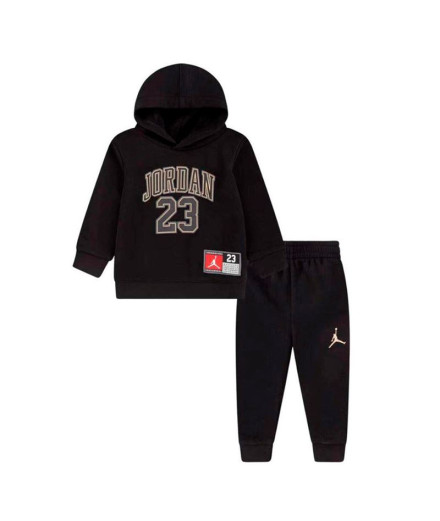 Conjunto Nike Jersey Pack Po Set Niño Negro/Oro