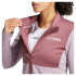 Chaqueta de Montaña Adidas Terrex Multi Light Fleece Full Zip Mujer Lila/Borgoña