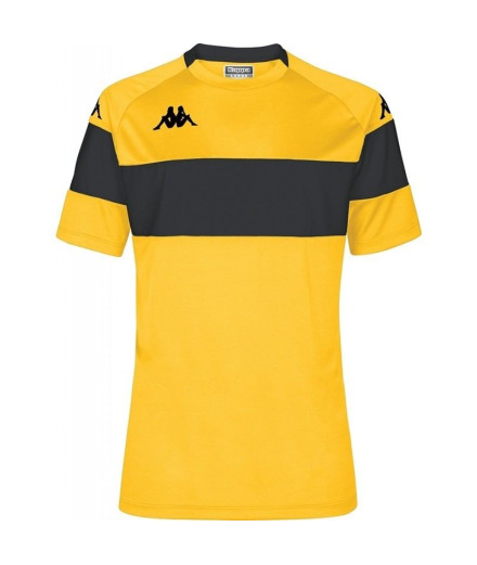 Camiseta de Fútbol Kappa Dareto Hombre Yellow Black