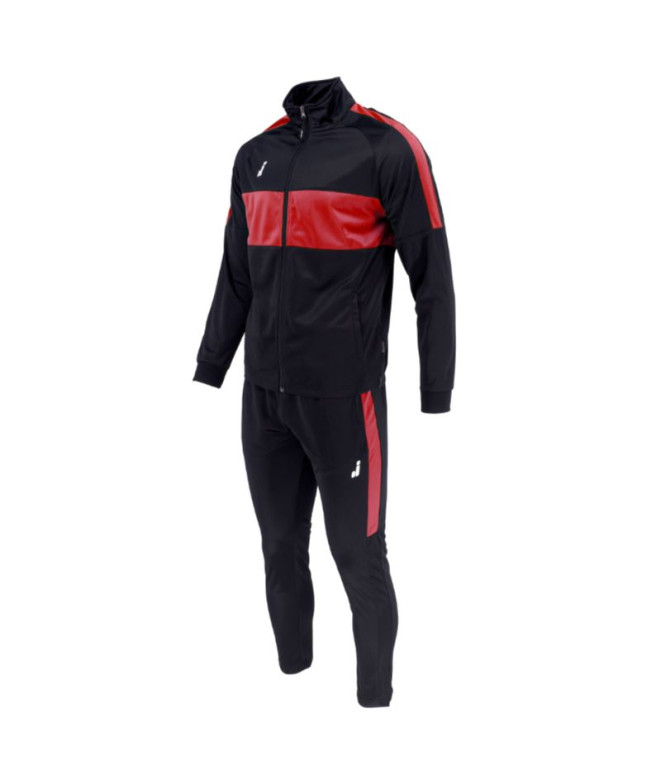 Chándal Joluvi Ambi Hombre Negro/Rojo