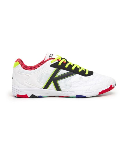 Zapatillas de Futbol Sala Kelme Indoor Copa Blanco y Negro