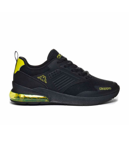 Zapatillas Kappa Myagi Jr Lace Infantil Negro/Amarillo Neon