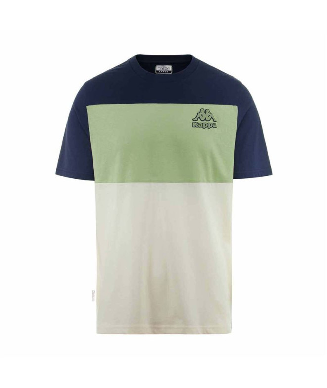 Camiseta Kappa Fizio Tee Hombre Blanco...
