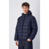 Chaqueta Champion Hooded Jacket Hombre Azul