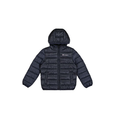 Chaqueta Champion Hooded Jacket Hombre Azul