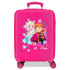 Trolley Disney Abs Suitcase 55Cm.4W.Sparkle Lige Magic Frozen Rosa