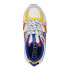 Zapatillas Kappa London Lace Infantil Blanco/Rojo/Azul