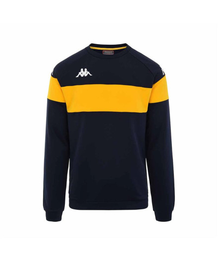 Sudadera Kappa Dido Azul/Amarillo