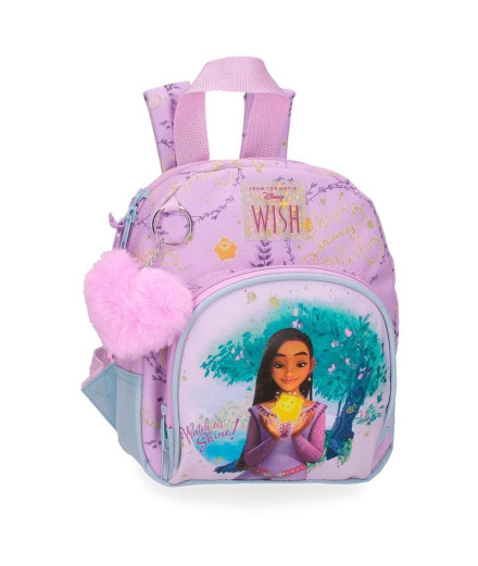 Mochila Disney Backpack 23Cm. Wish Watch Us Shine Rosa