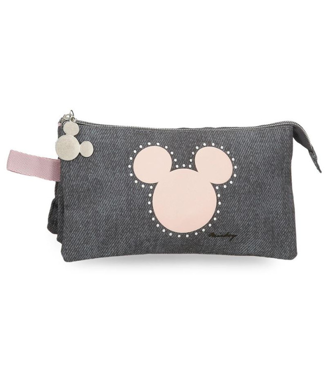 Portatodo Disney Carry All 3C.Mickey Studs Negro