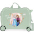 Maleta Infantil Disney Abs Rolling 4W.(2 Multid.) Frozen Strong Spirit Verde