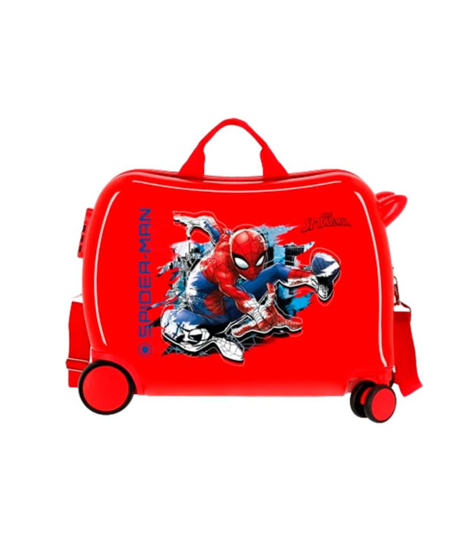 Maleta Marvel Inf.Abs 4R.Spiderman Geo Rojo Rojo