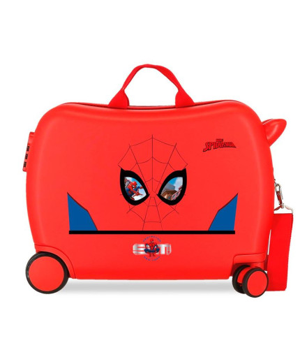Maleta Marvel Inf.Abs 4R. (2 Multi) Spiderman Protector Rojo