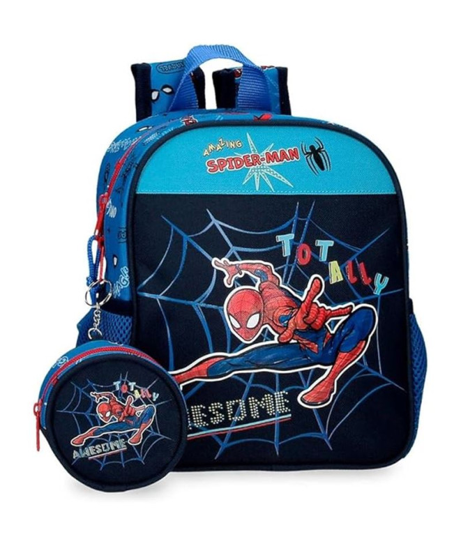 Mochila Marvel Adap. 25Cm. Spiderman Totally...