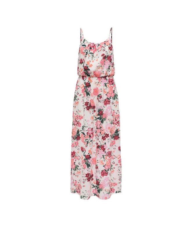 Vestido Only Onlwinner S/L Maxi Dre Mujer Cloud...