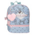 Mochila De Paseo Disney Backpack 28Cm. Minnie Mouse American Azul