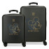 Trolley Disney Abs Luggage Set 2/ 55-65Cm.4W.Mickey Outline Negro