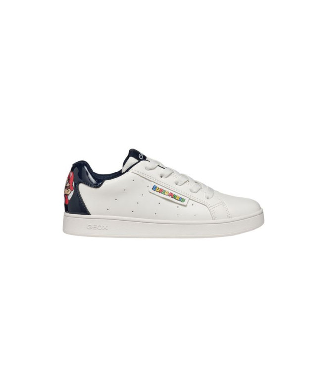 Zapatillas Geox Eclyper Infantil Blanco/Azul...